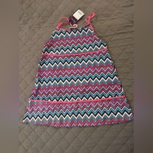 Colorful Zigzag Kids Casual Dress